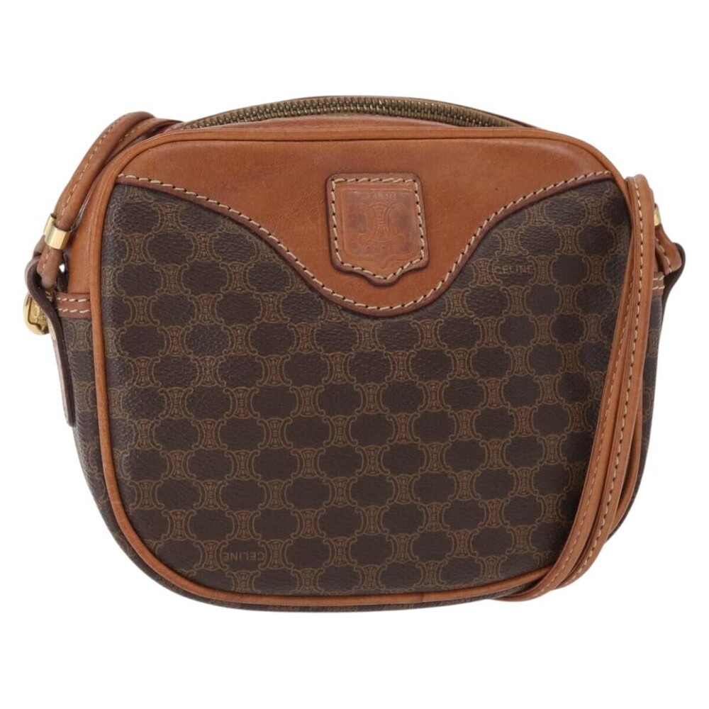 Celine Vintage Macadam Canvas and Leather